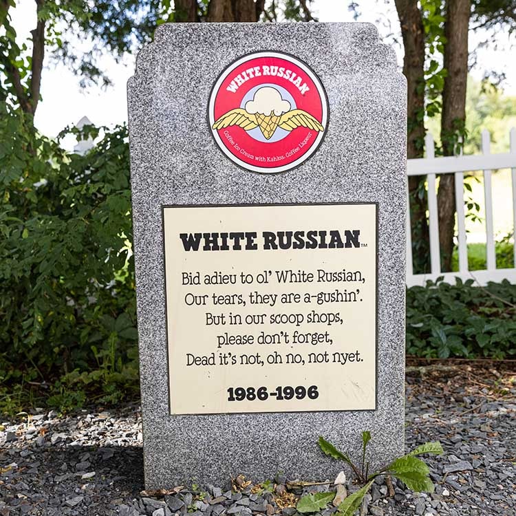 White Russian tombstone